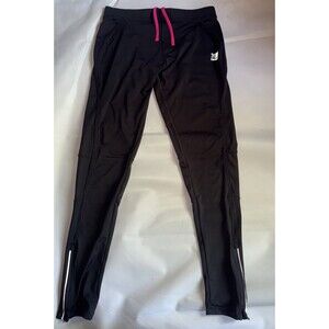 Karrimor Run Women’s Zip Ankle Pants Black Nylon US Size 8/uk 12